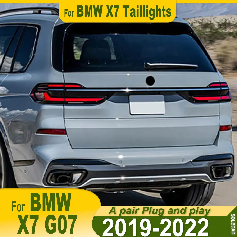 For BMW X7 G07 2019-2022 Car Tail Light Assembly Modification LCI Driving Turn Signal Brake Reversing Rear Lamp 2pcs
For BMW X7 G07 2019-2022 Car Tail Light Assembly Modification LCI Driving Turn Signal Brake Reversing Rear Lamp 2pcs