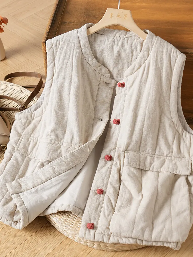 Korean Fashion Thickened Sleeveless Vest Women's Large Size Stylish Commuting Anti-Aging Chinese Style Trendy Inner Wear
Korean Fashion Thickened Sleeveless Vest Women's Large Size Stylish Commuting Anti-Aging Chinese Style Trendy Inner Wear