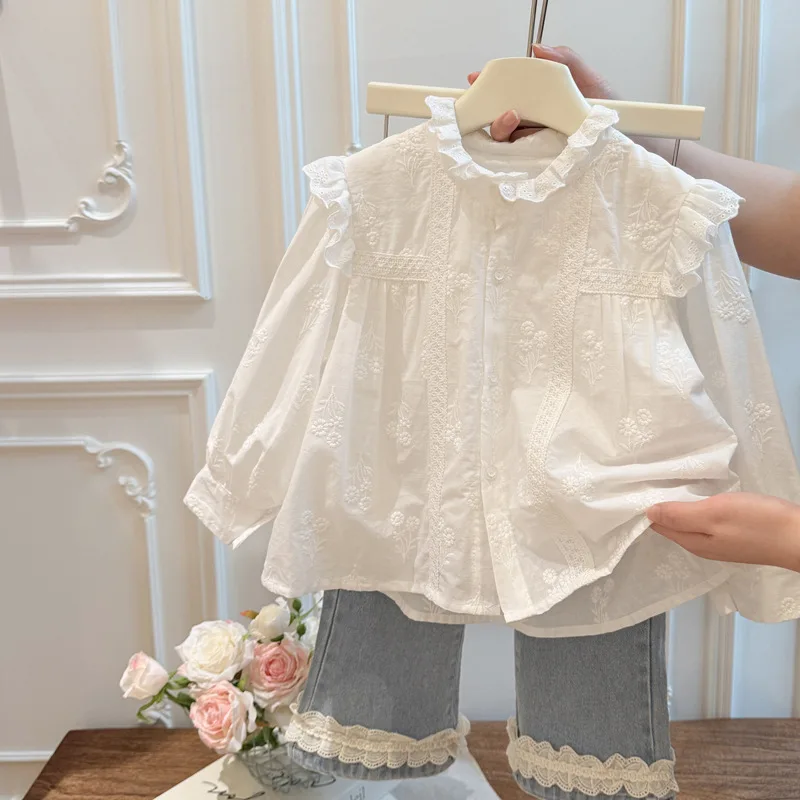 Spring Autumn New Girls' Long Sleeved Shirt Fashionable Baby Girl Shirt Stylish Children's Top Casual
Spring Autumn New Girls' Long Sleeved Shirt Fashionable Baby Girl Shirt Stylish Children's Top Casual