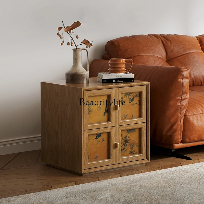 Bedside table antique modern simple locker fragrant cloud yarn retro
Bedside table antique modern simple locker fragrant cloud yarn retro