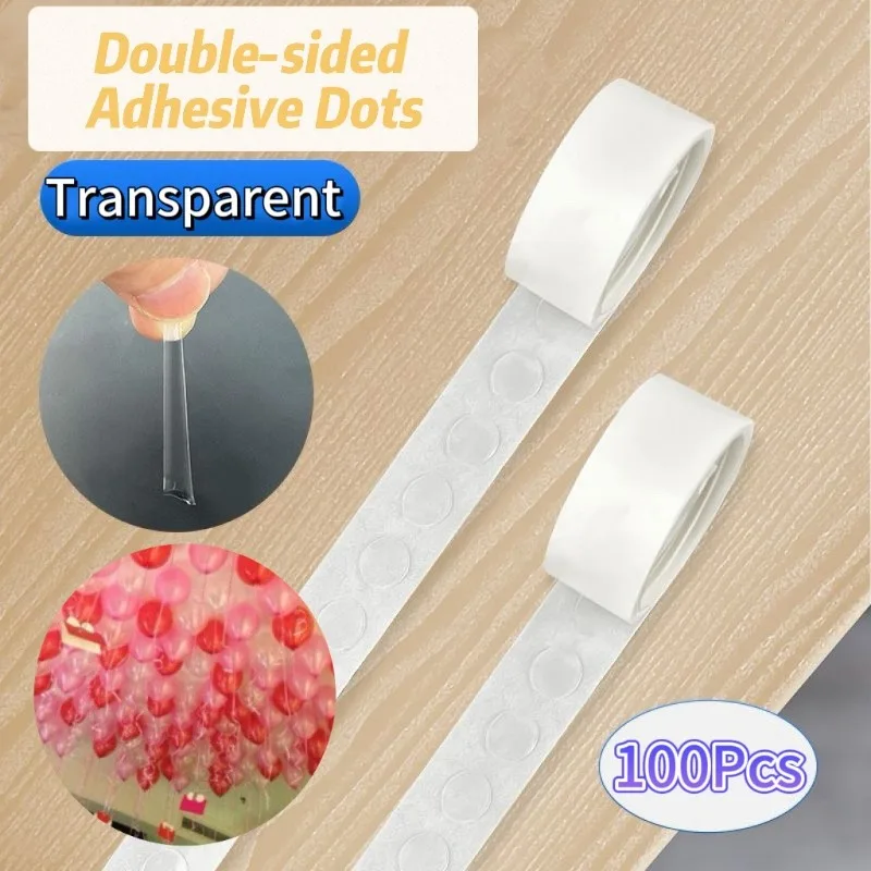100-1000pcs Double-sided Adhesive Dots Transparent Removable Balloon Adhesive Tape Glue for Christmas Party Balloon Accessories
100-1000pcs Double-sided Adhesive Dots Transparent Removable Balloon Adhesive Tape Glue for Christmas Party Balloon Accessories