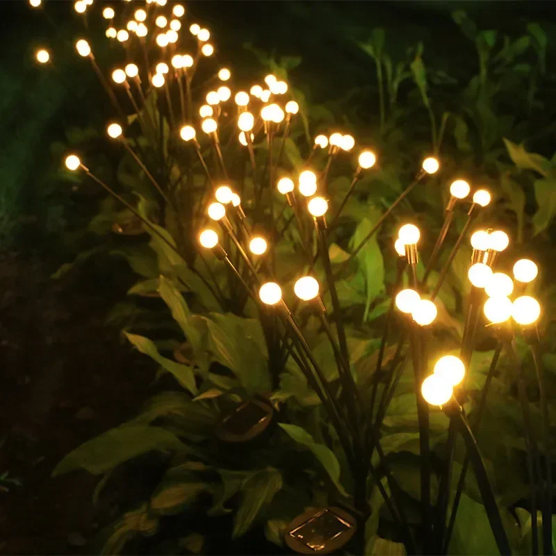 6/8/10 Lights LED Solar Powered Firefly Light Outdoor Waterproof Solar Garden Light Decorative Swaying Wind Dancing Solar Lamp
6/8/10 Lights LED Solar Powered Firefly Light Outdoor Waterproof Solar Garden Light Decorative Swaying Wind Dancing Solar Lamp