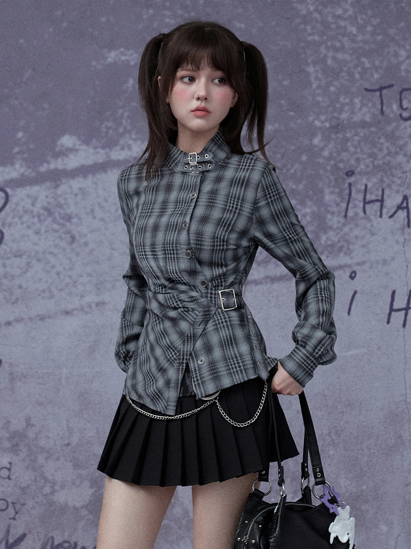 SagiDolls ey Синее клетчатое длинное пальто H-образной формы для девочек с застежкой на талии, асимметричное повседневное пальто средней длины на пуговицах
SagiDolls ey Синее клетчатое длинное пальто H-образной формы для девочек с застежкой на талии, асимметричное повседневное пальто средней длины на пуговицах