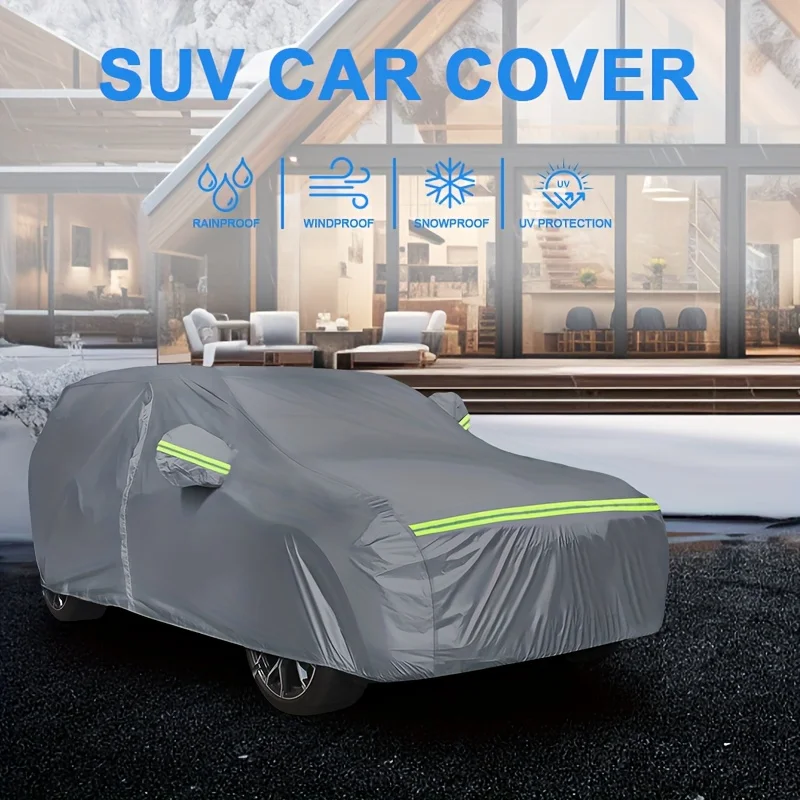 SUV Car Cover, Universal Car Cover Waterproof All Weather with Door Zipper Universal Fit for BUICK Enclave, Rainier, for CHEVRO
SUV Car Cover, Universal Car Cover Waterproof All Weather with Door Zipper Universal Fit for BUICK Enclave, Rainier, for CHEVRO