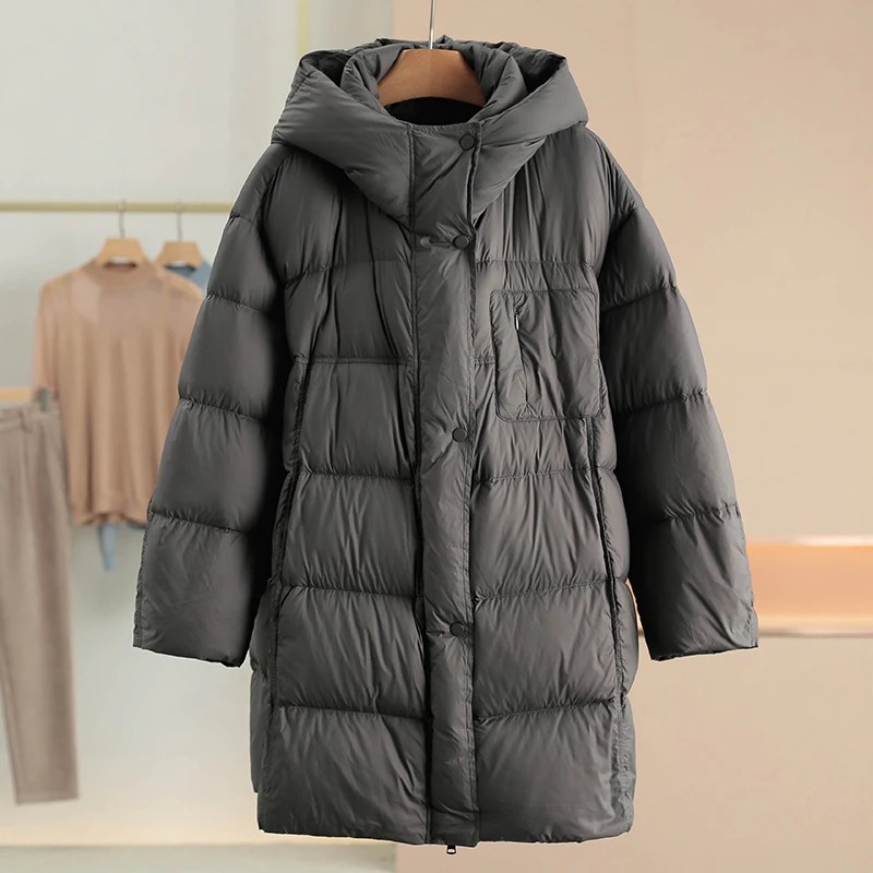 Simple Pure Color Fluffy Warm Hooded down Jacket Winter Clothes Puff Coat Brand New Women's Clothing XKING 2025 Winter Thickened
Simple Pure Color Fluffy Warm Hooded down Jacket Winter Clothes Puff Coat Brand New Women's Clothing XKING 2025 Winter Thickened