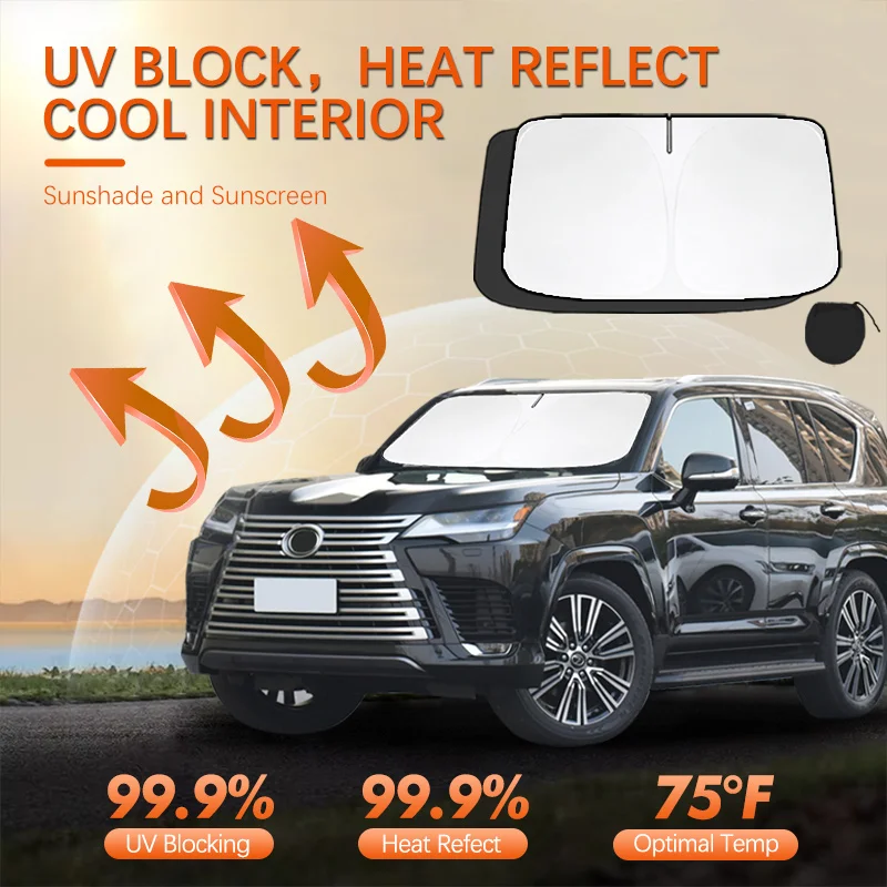 For Lexus LX 570 LX450 Car Sun Viso Front Window Windshield Sunshade Heat Insulation Summer Sun UV Protection Auto Accessories
For Lexus LX 570 LX450 Car Sun Viso Front Window Windshield Sunshade Heat Insulation Summer Sun UV Protection Auto Accessories