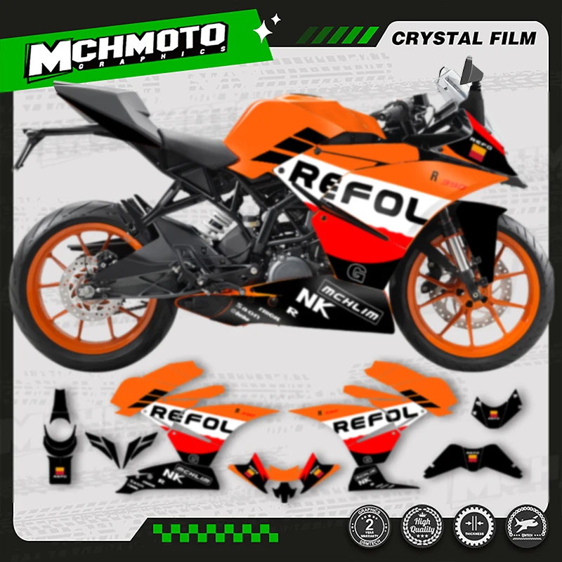 MCHMFG Custom Team Motorcycle Graphics Background Decals Stickers Kits For KTM RC250 RC390 RC 250 390 2014 2015 2016
MCHMFG Custom Team Motorcycle Graphics Background Decals Stickers Kits For KTM RC250 RC390 RC 250 390 2014 2015 2016