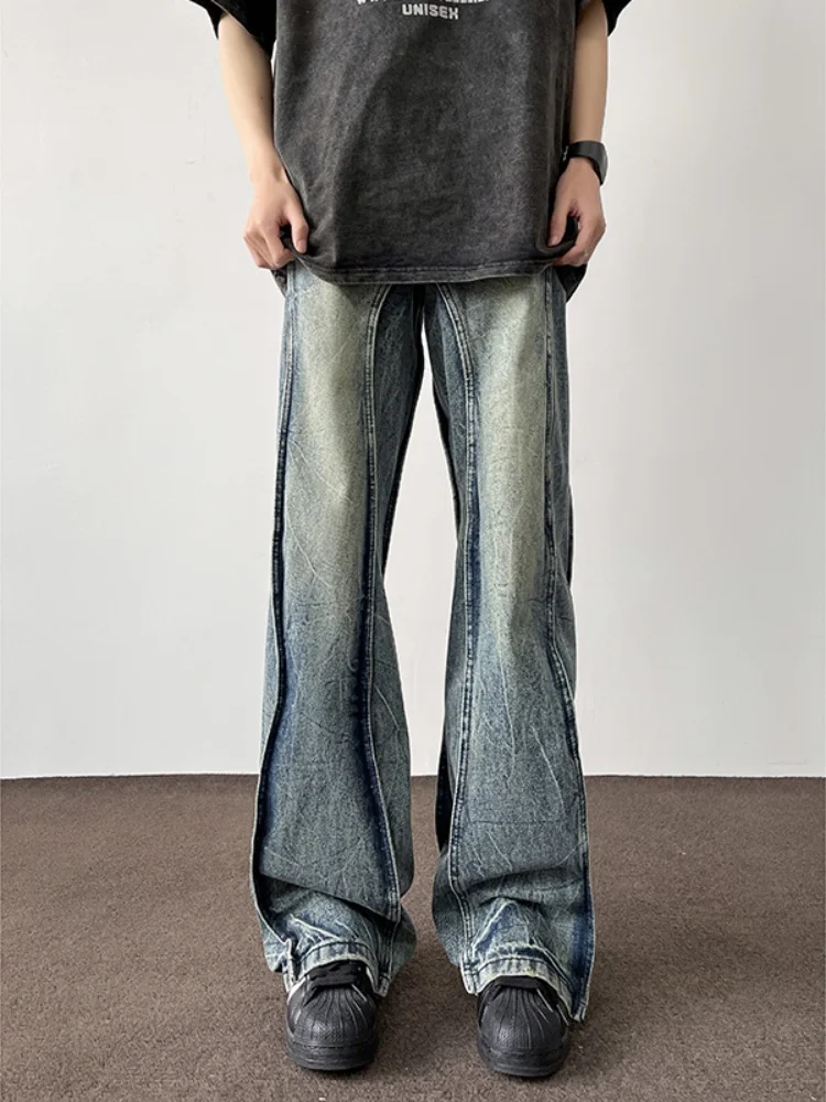 Waed Denim Jeans Men's Autumn New Sle Casual Loose Wide Leg Long Pants Dra Micro Flared Trousers Youth Trend Wear Res...
Waed Denim Jeans Men's Autumn New Sle Casual Loose Wide Leg Long Pants Dra Micro Flared Trousers Youth Trend Wear Res...