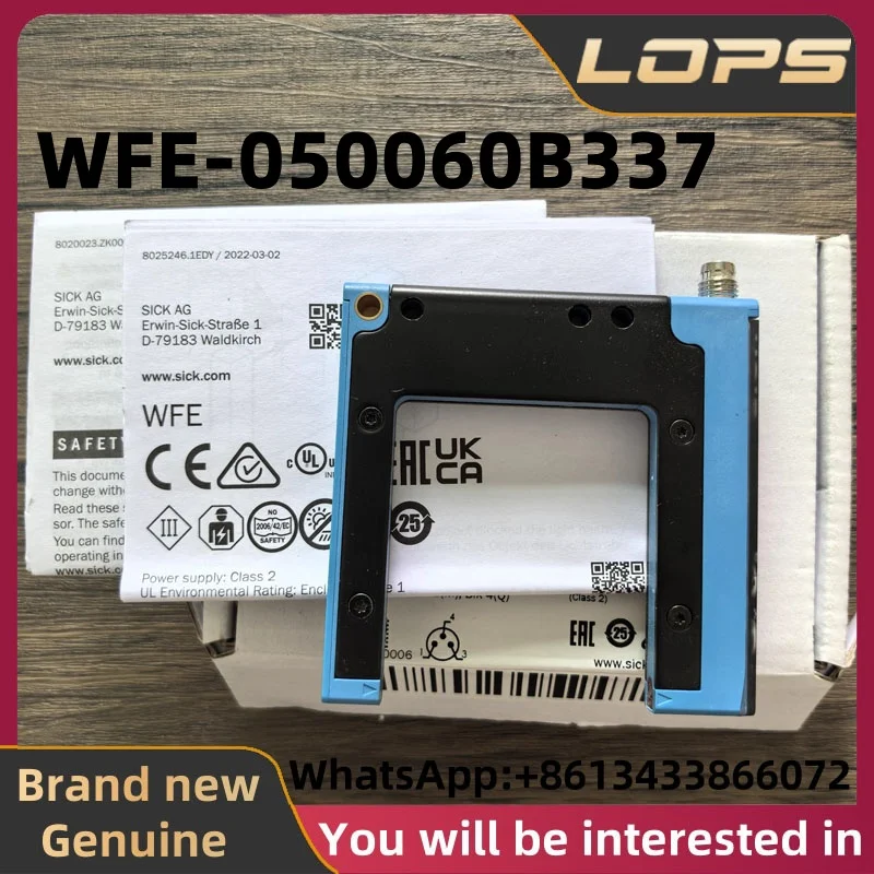 WFE-050060B337 Совершенно новый оригинальный фотоэлектрический датчик SICK, большое количество на складе, добро пожаловать на консультацию
WFE-050060B337 Совершенно новый оригинальный фотоэлектрический датчик SICK, большое количество на складе, добро пожаловать на консультацию