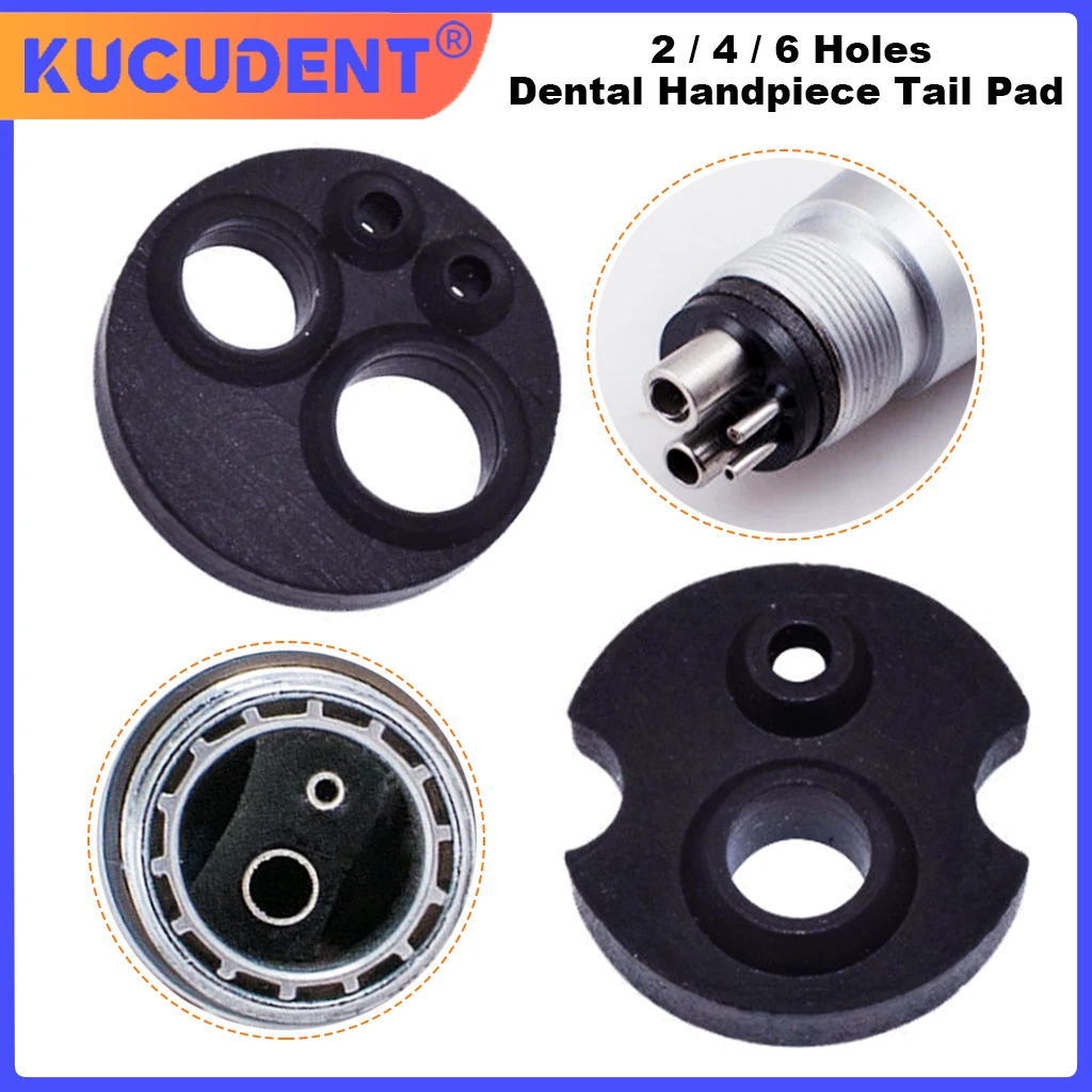 20Pcs/Pack Dental Handpiece Tail Pad 2/4/6 Holes fit High Low Speed Handpiece O-Ring Seal Medical Silicone Temperature Resistant
20Pcs/Pack Dental Handpiece Tail Pad 2/4/6 Holes fit High Low Speed Handpiece O-Ring Seal Medical Silicone Temperature Resistant