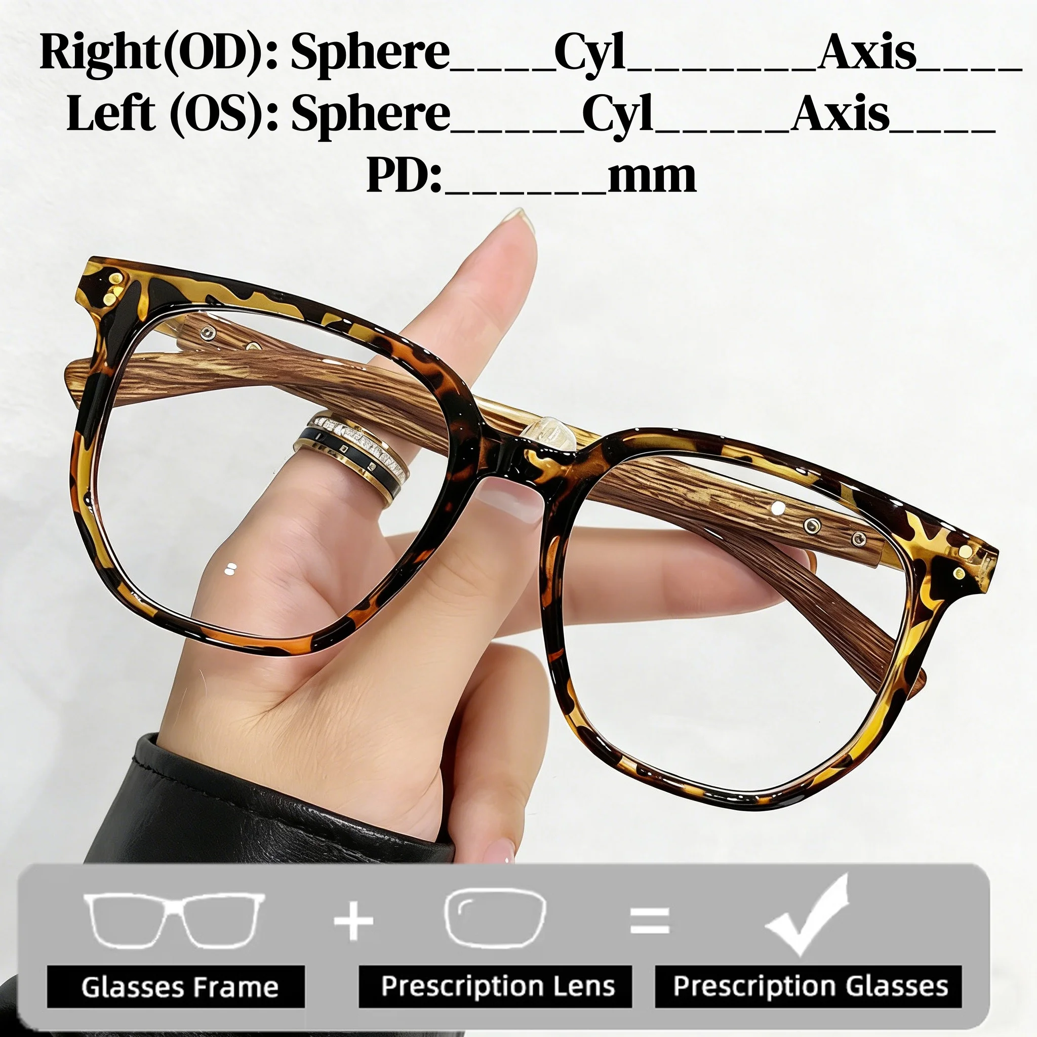 Square Full Frame Prescription Glasses Unisex fashion Customized Reading Glasses Myopia Trendy New Eyeglasses Lenses Recipe
Square Full Frame Prescription Glasses Unisex fashion Customized Reading Glasses Myopia Trendy New Eyeglasses Lenses Recipe