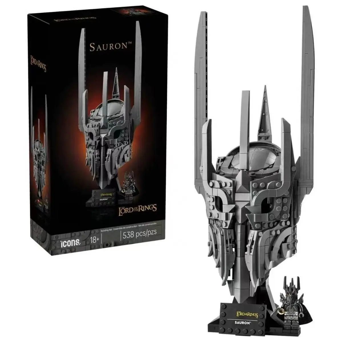 2026 New 538pcs Movie The Rings Sauron 11373 Helmet Model Building Blocks DIY Idea Assemble Education Toy Kids birthday Gifts
2026 New 538pcs Movie The Rings Sauron 11373 Helmet Model Building Blocks DIY Idea Assemble Education Toy Kids birthday Gifts