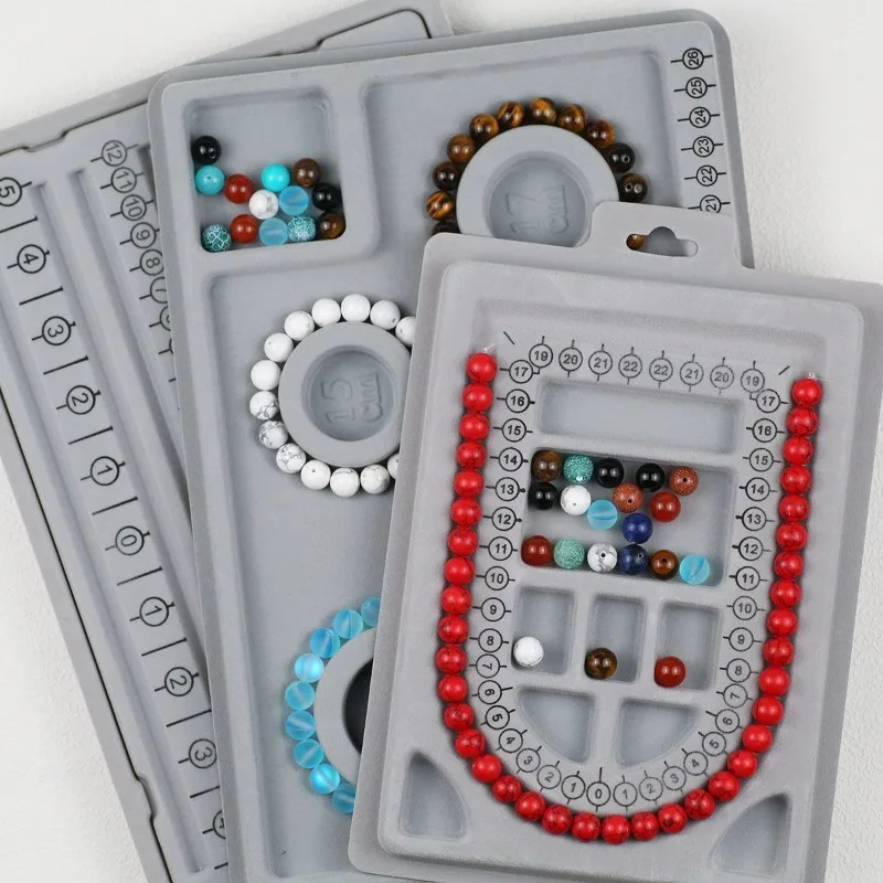 Handmade Beading Board DIY Jewelry Necklace Bracelet Design Tray Flocked Beading Organizer Layout DIY Craft Supplies Accessories
Handmade Beading Board DIY Jewelry Necklace Bracelet Design Tray Flocked Beading Organizer Layout DIY Craft Supplies Accessories