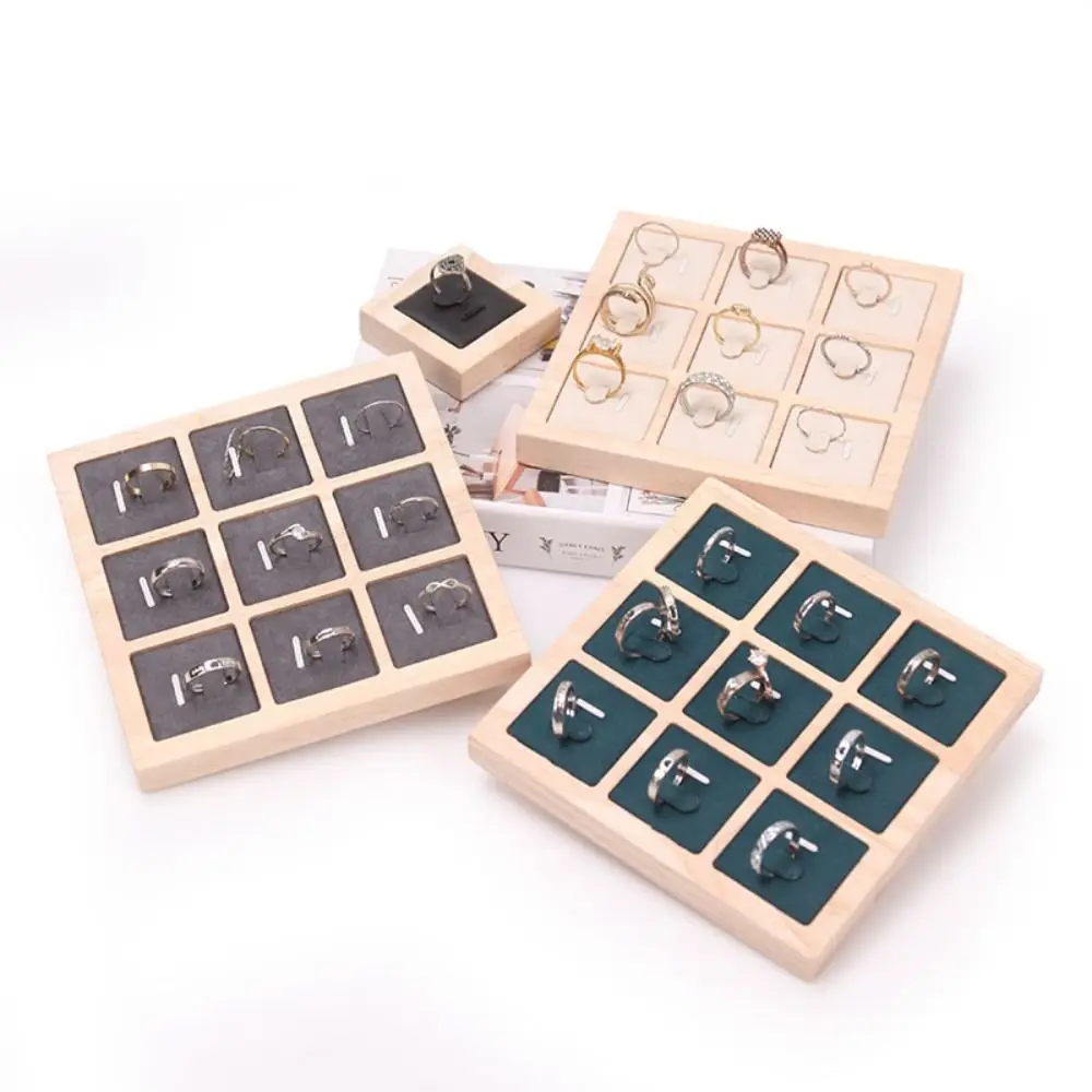 9 Grids Wooden Jewelry Show Props Ring Holder Case Jewelry Display Earrings Rings Organizer Ring Display Rack
9 Grids Wooden Jewelry Show Props Ring Holder Case Jewelry Display Earrings Rings Organizer Ring Display Rack
