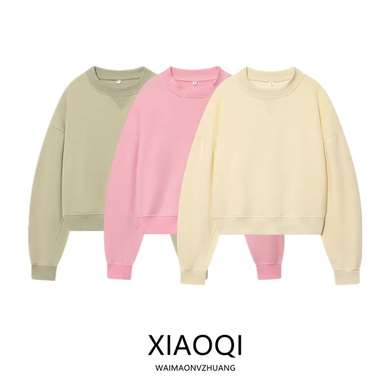 Spring 2026 Women's Loose Casual Commute Cotton Sweatshirt Versatile Long Sleeve round Neck Top Comfortable Fashionable
Spring 2026 Women's Loose Casual Commute Cotton Sweatshirt Versatile Long Sleeve round Neck Top Comfortable Fashionable