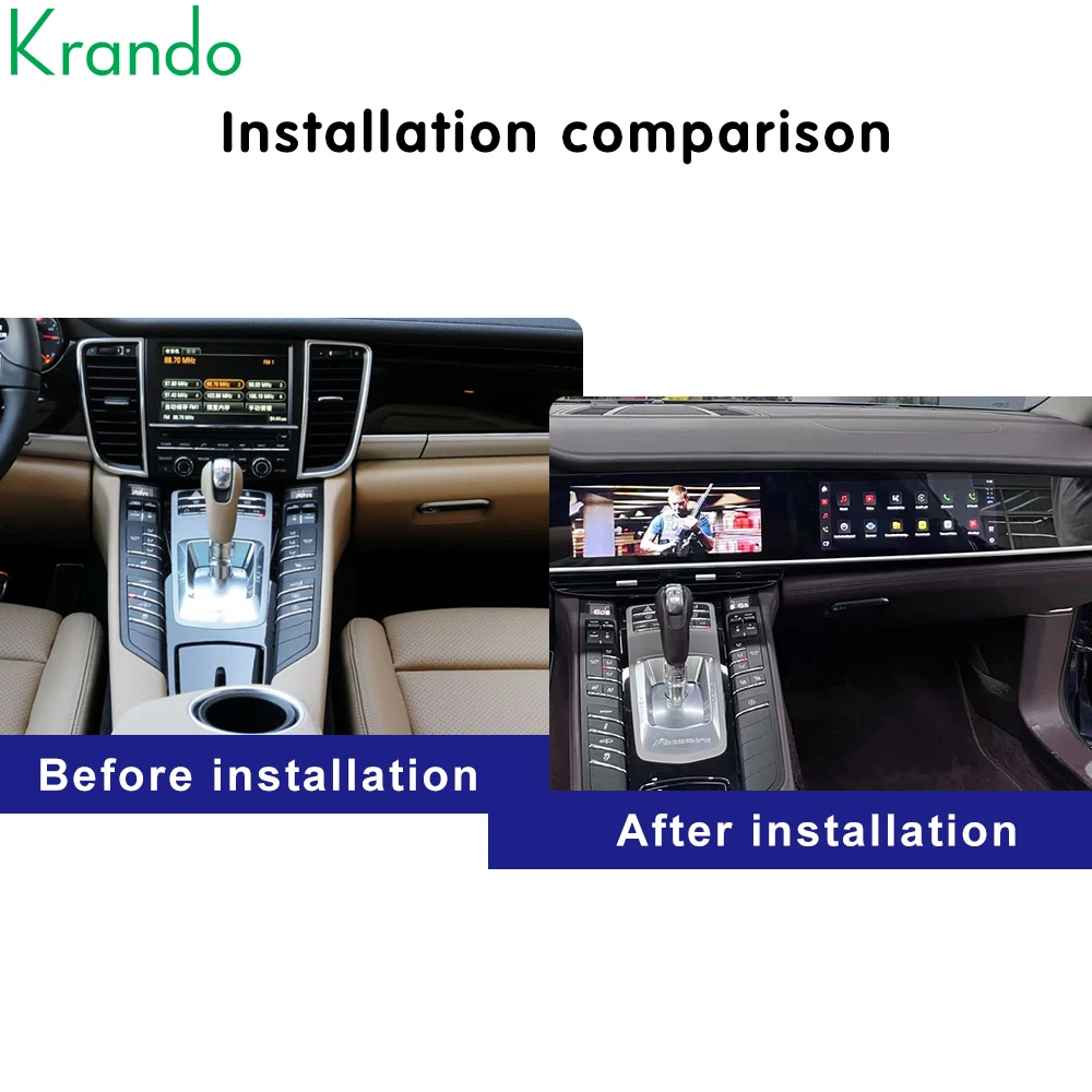 Krando 24.6‘’ Android Auto Car Radio Stereo For Porsche Panamera 970 G1 2010-2016 Carplay GPS Navigation DVD Multimedia Player
Krando 24.6‘’ Android Auto Car Radio Stereo For Porsche Panamera 970 G1 2010-2016 Carplay GPS Navigation DVD Multimedia Player
