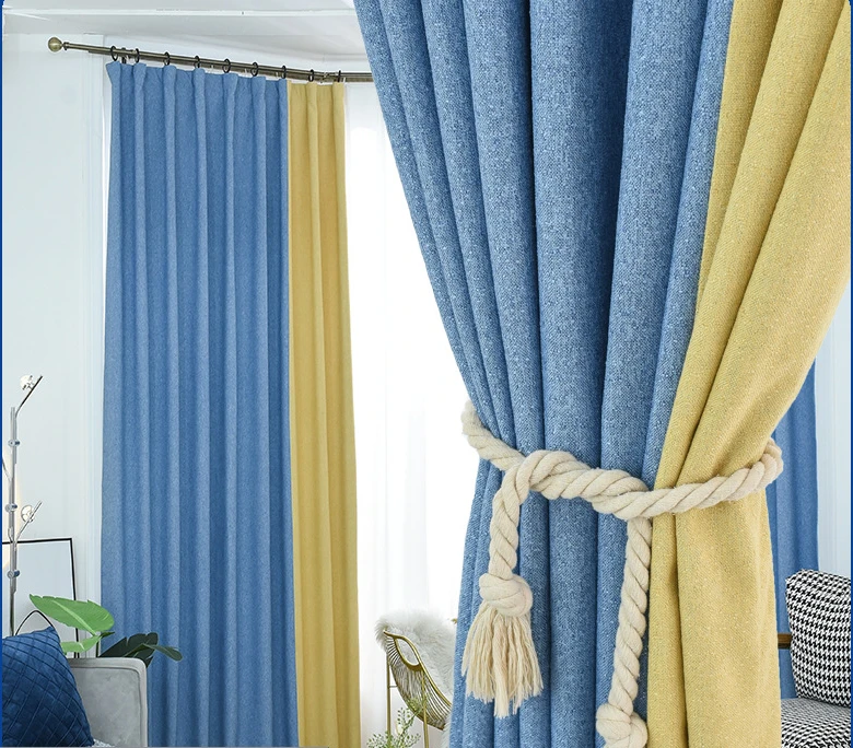 Modernminimalistcotton and linen curtain fabric Plaincolor high blackout splicingcurtain finished product Living room bedroom YY
Modernminimalistcotton and linen curtain fabric Plaincolor high blackout splicingcurtain finished product Living room bedroom YY