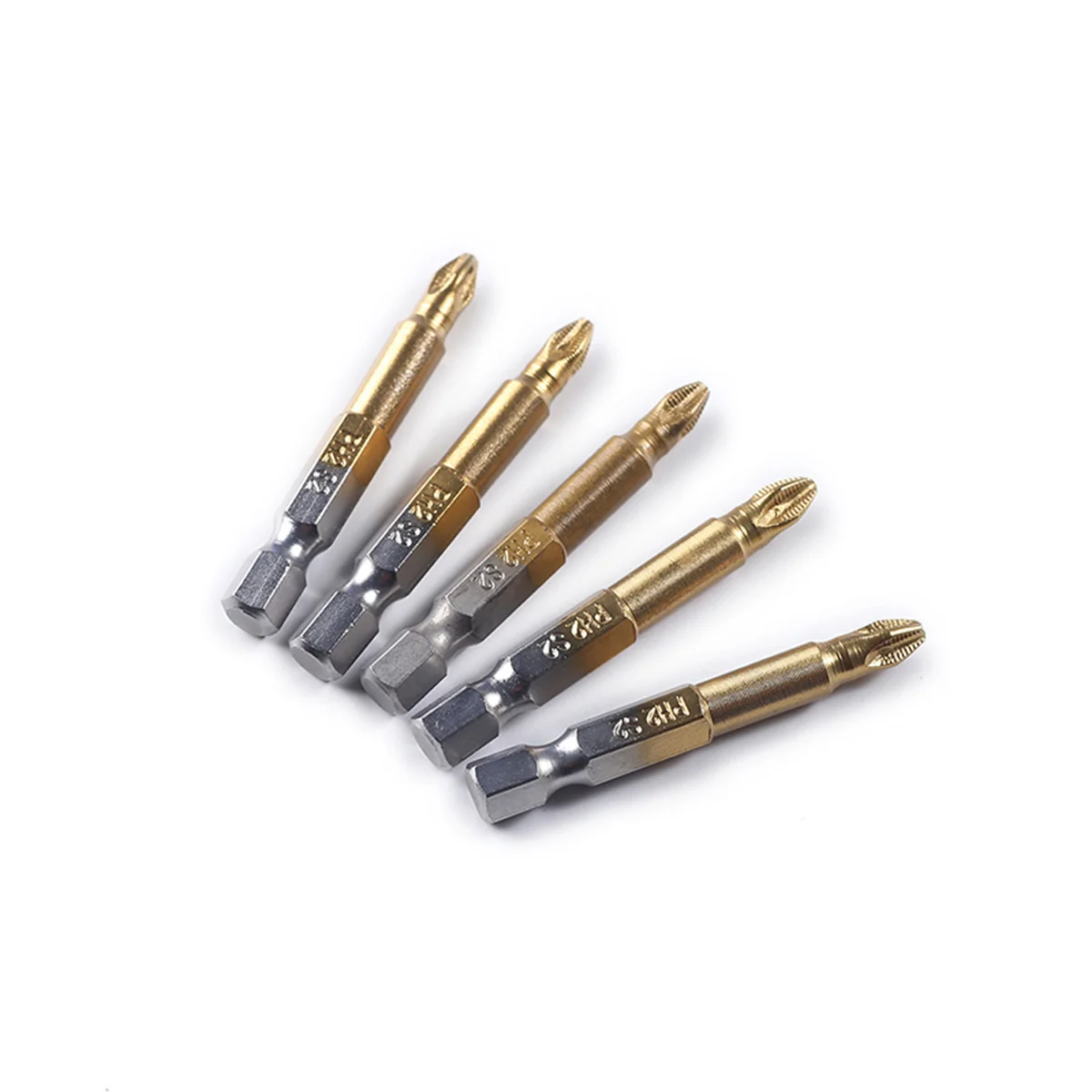 5Pcs Titanium Coated Ph2 Screwdriver Bits 50Mm Long Alloy Steel Anti-Slip Precision Repair Tool Driver Bits
5Pcs Titanium Coated Ph2 Screwdriver Bits 50Mm Long Alloy Steel Anti-Slip Precision Repair Tool Driver Bits