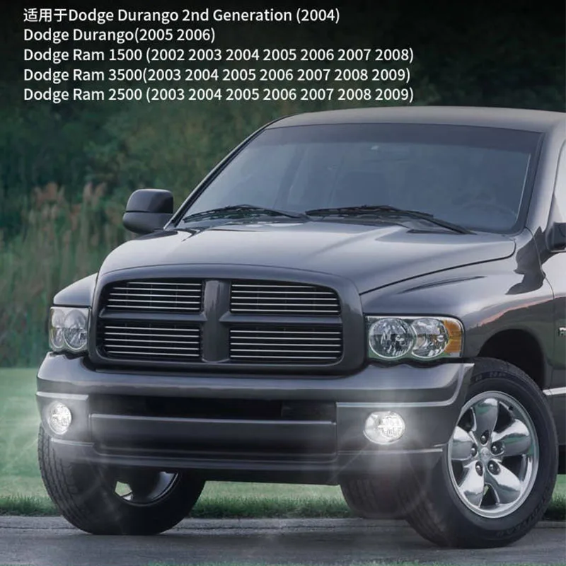 7.1 Inch Round LED Fog light for Dodge Ram 1500/2500/3500 2002-2009 /Durango 2004-2006 Fog Lamps Assembly Waterproof 6000K
7.1 Inch Round LED Fog light for Dodge Ram 1500/2500/3500 2002-2009 /Durango 2004-2006 Fog Lamps Assembly Waterproof 6000K