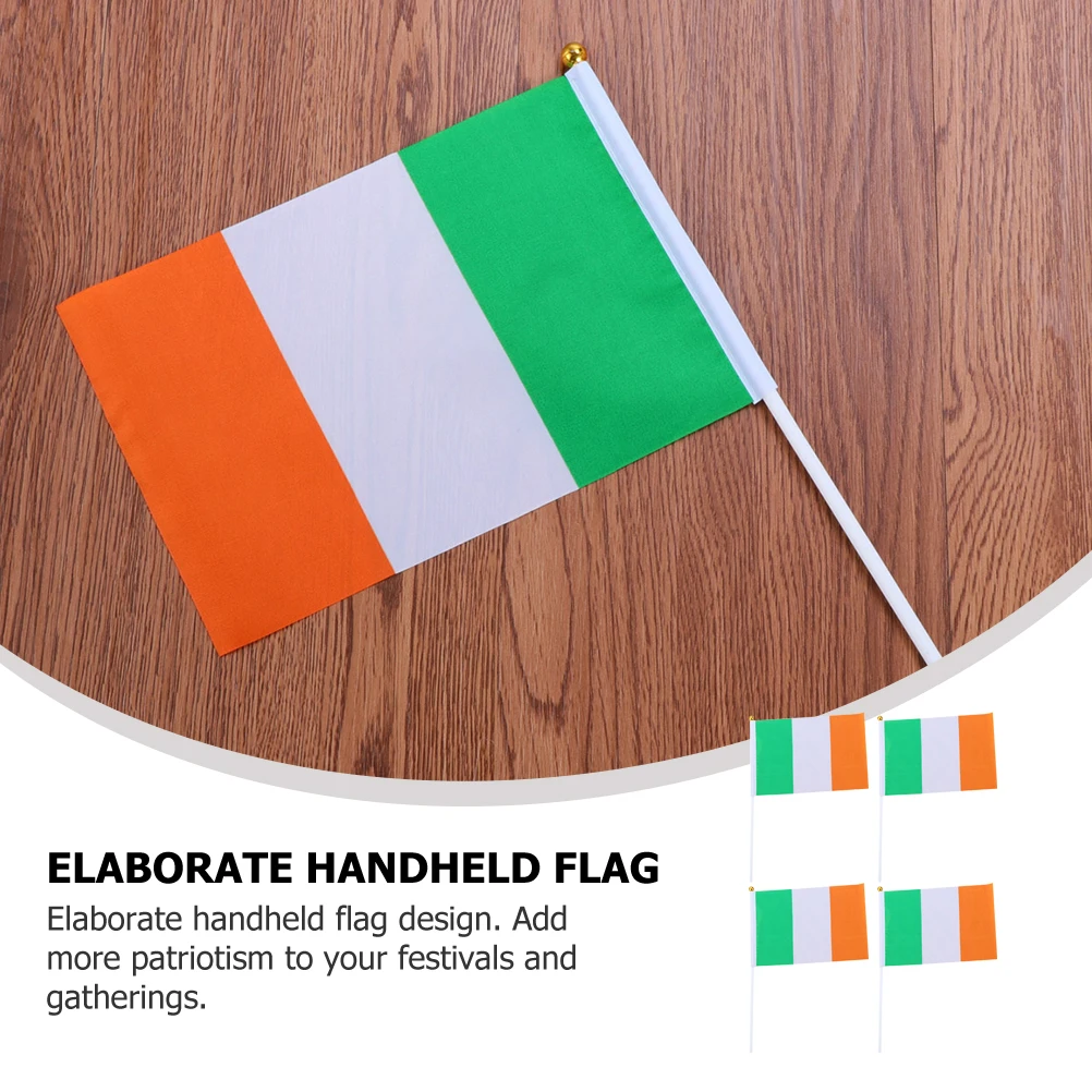 20Pcs Ireland Handheld National Flags Small Polyester Flags for Party Celebration Garden Classroom and Sporting Events
20Pcs Ireland Handheld National Flags Small Polyester Flags for Party Celebration Garden Classroom and Sporting Events