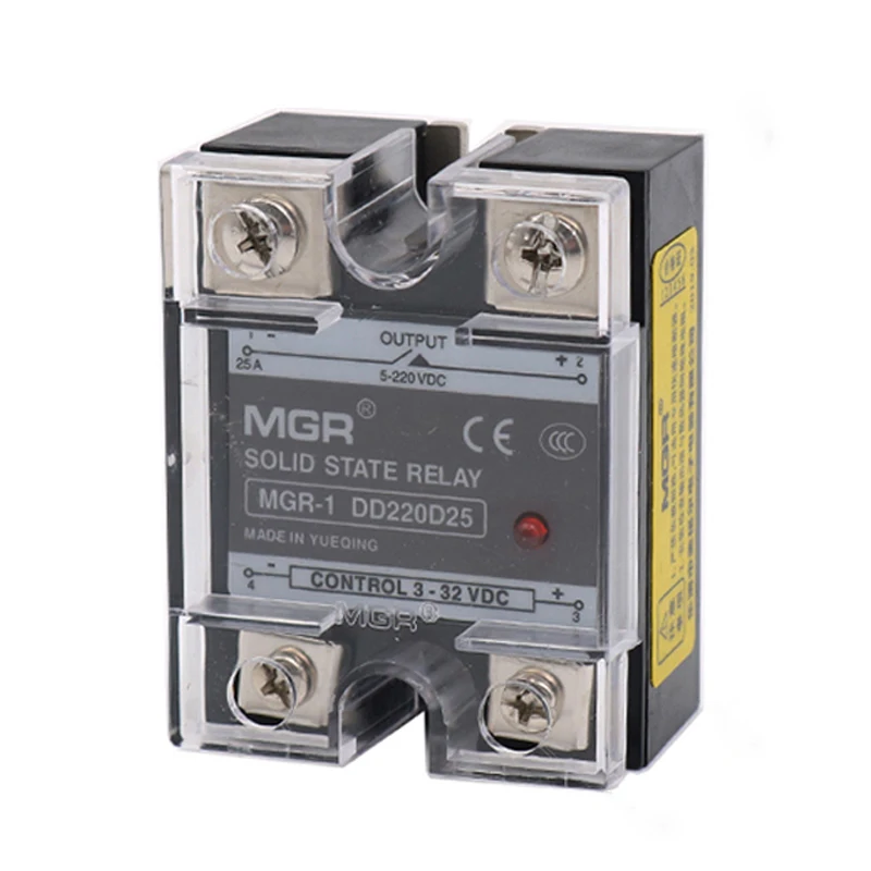 10A 20A 25A 40A 50A 60A 80A 100A Single Phase DC Control DC Heat Sink 220V Relay T Plastic Cover Solid State Relay DD220D
10A 20A 25A 40A 50A 60A 80A 100A Single Phase DC Control DC Heat Sink 220V Relay T Plastic Cover Solid State Relay DD220D