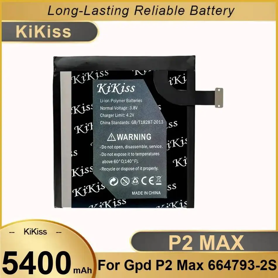 Аккумулятор для планшета Gpd P2 Max 664793-2S, высокая совместимость, высокая емкость, 5400 мАч
Аккумулятор для планшета Gpd P2 Max 664793-2S, высокая совместимость, высокая емкость, 5400 мАч