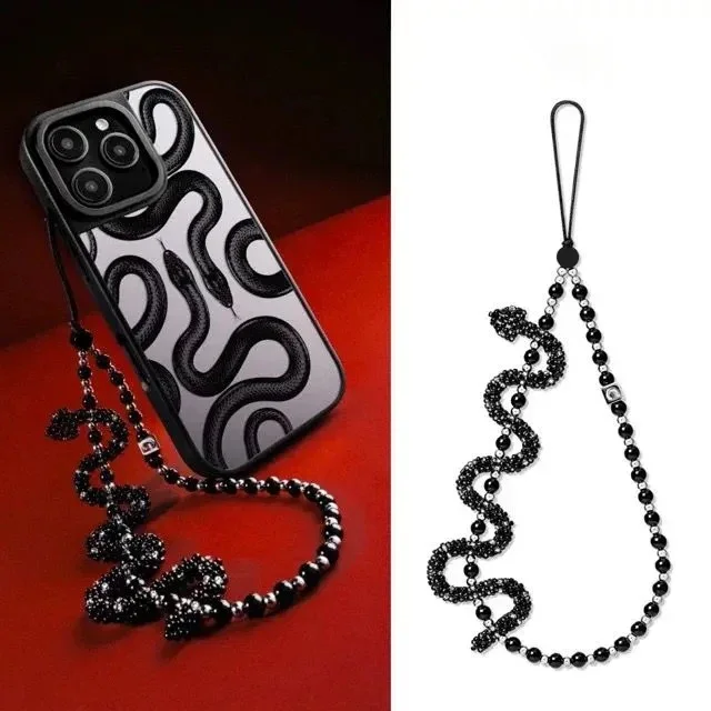 Snake Wave Beads Phone Charm Short Chain Mobile Phone Straps for IPhone Lanyard Bracelet for Samsung Galaxy
Snake Wave Beads Phone Charm Short Chain Mobile Phone Straps for IPhone Lanyard Bracelet for Samsung Galaxy