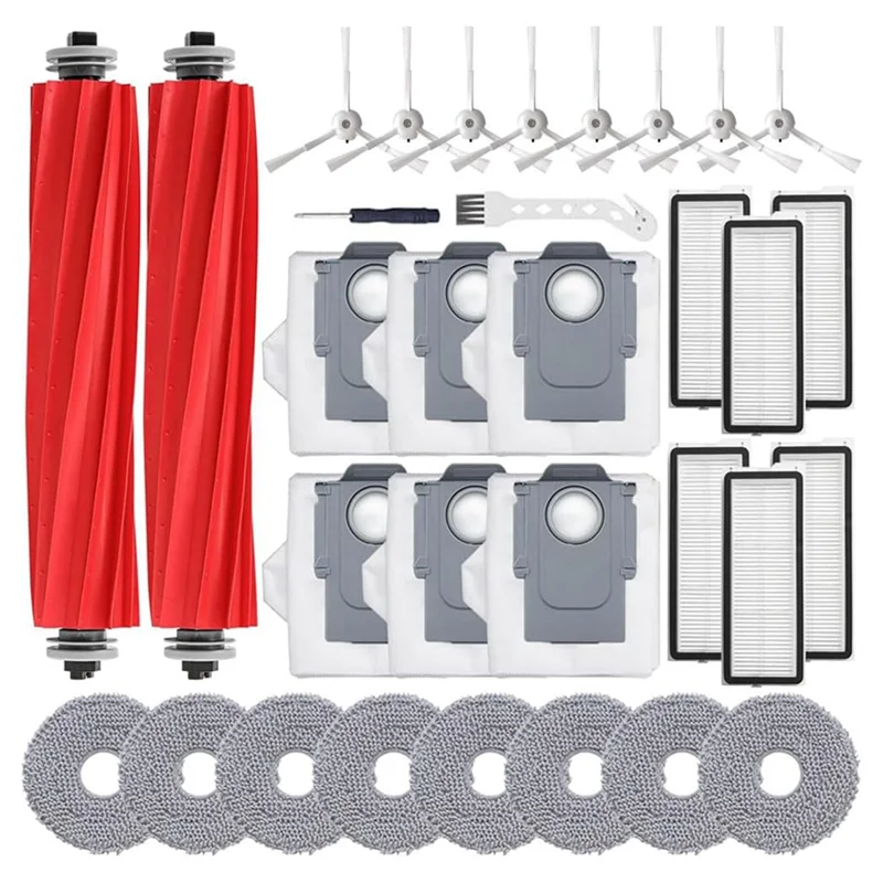AC39-For Roborock Qrevo S/Qrevo Pro/Qrevo Plus/Qrevo Maxv Vacuum Cleaner Replacement Parts Accessories Kit
AC39-For Roborock Qrevo S/Qrevo Pro/Qrevo Plus/Qrevo Maxv Vacuum Cleaner Replacement Parts Accessories Kit