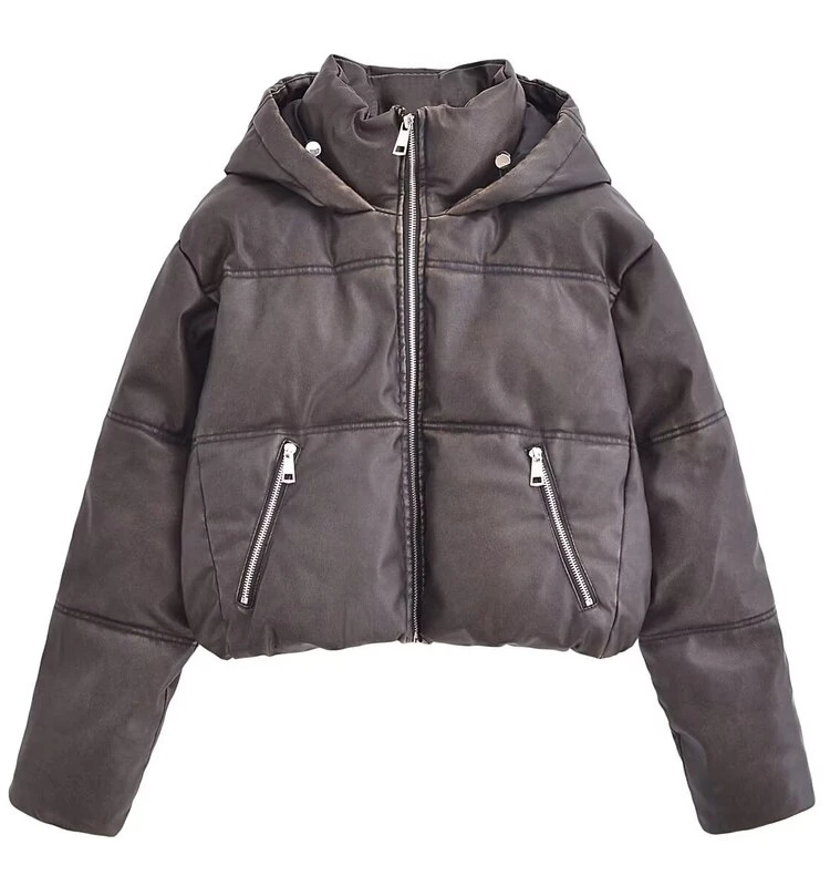 Winter New Sle Women's Slimming Versatile ort Cotton Jaet Leather Simulation Outerwear Zipper Closure Regular Thin
Winter New Sle Women's Slimming Versatile ort Cotton Jaet Leather Simulation Outerwear Zipper Closure Regular Thin