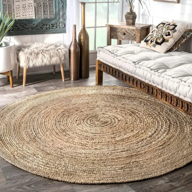 4 Round Rigo Jute Hand Woven Natural Fiber, For Bedroom, Living Room Area Rug, Natural, Solid Farmhouse Design,
4 Round Rigo Jute Hand Woven Natural Fiber, For Bedroom, Living Room Area Rug, Natural, Solid Farmhouse Design,