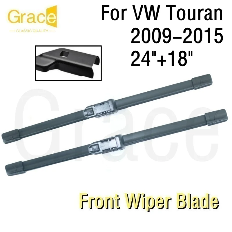 Wiper Blade For Volkswagen VW Touran 18"+24" Car Windshield Windscreen Rubber 2009 2010 2011 2012 2013 2014 2015
Wiper Blade For Volkswagen VW Touran 18"+24" Car Windshield Windscreen Rubber 2009 2010 2011 2012 2013 2014 2015