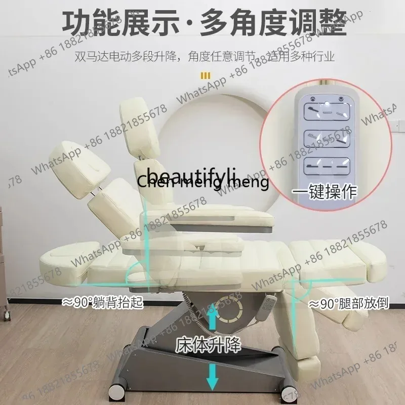 New Arrivals Electric lifting beauty medical bed multi-functional folding beauty tattoo massage bed S26 LHY26
New Arrivals Electric lifting beauty medical bed multi-functional folding beauty tattoo massage bed S26 LHY26
