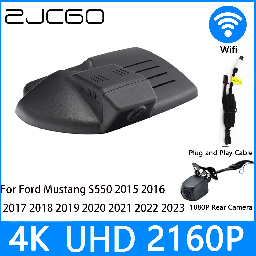 ZJCGO Dash Cam 4K UHD 2160P Car Video Recorder DVR Night Vision Parking for Ford Mustang S550 2015 2016 2017 2018 2019 2020 2021
ZJCGO Dash Cam 4K UHD 2160P Car Video Recorder DVR Night Vision Parking for Ford Mustang S550 2015 2016 2017 2018 2019 2020 2021