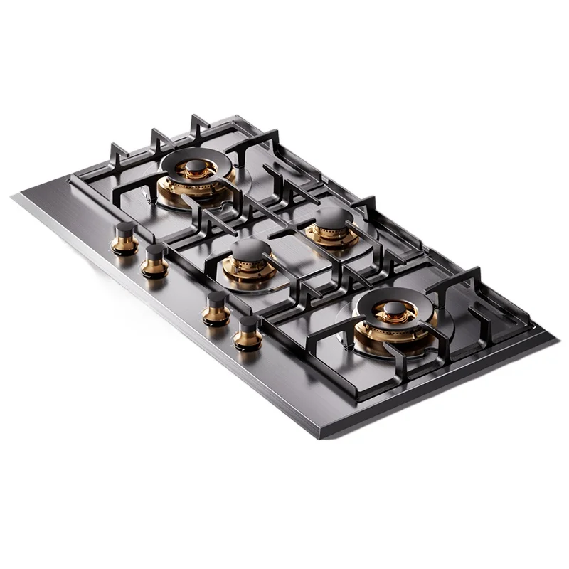 Four-eye gas stove Household stainless steel gas natural gas multi-eye 5.2KW fire stove
Four-eye gas stove Household stainless steel gas natural gas multi-eye 5.2KW fire stove