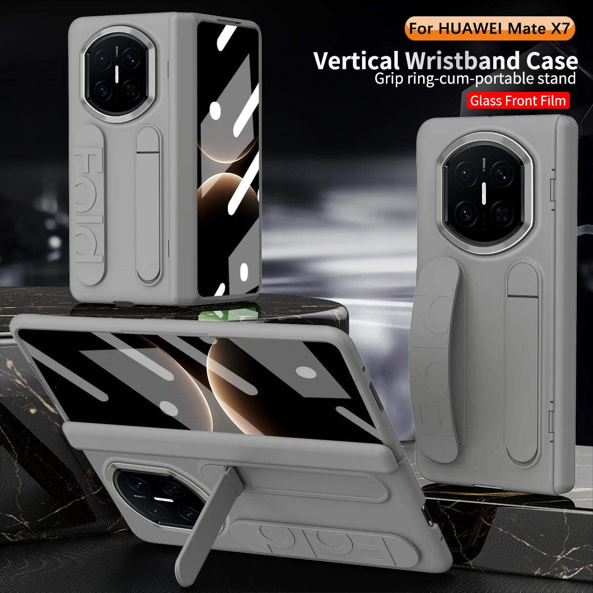 For Huawei Mate X7 X6 X5 X3 Silicone Fabric 180° Folding with Wristband*Stand*Hinge 3-in-1 Full Lens Protection Drop-proof phone
For Huawei Mate X7 X6 X5 X3 Silicone Fabric 180° Folding with Wristband*Stand*Hinge 3-in-1 Full Lens Protection Drop-proof phone