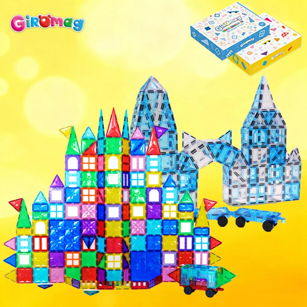 GIROMAG 71 шт. 156 шт. набор магнитных строительных блоков STEM развивающие строительные игрушки подарок для детей мальчиков девочек 3-12 лет
GIROMAG 71 шт. 156 шт. набор магнитных строительных блоков STEM развивающие строительные игрушки подарок для детей мальчиков девочек 3-12 лет
