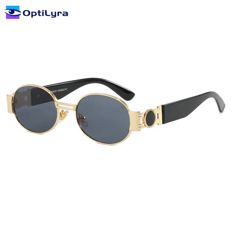 OptiLyra Brand Metal Steampunk Sunglasses Women's Luxury Round Frame Sunglasses UV400 Protective Glasses
OptiLyra Brand Metal Steampunk Sunglasses Women's Luxury Round Frame Sunglasses UV400 Protective Glasses