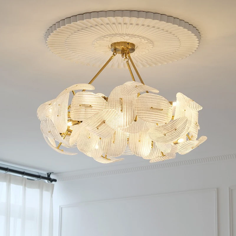 Glass Petal Ceiling Chandeliers 2023 New LED Lights Luxury Long Hanging Lamps Modern Home Decoration Lustres for Dining Table by
Glass Petal Ceiling Chandeliers 2023 New LED Lights Luxury Long Hanging Lamps Modern Home Decoration Lustres for Dining Table by