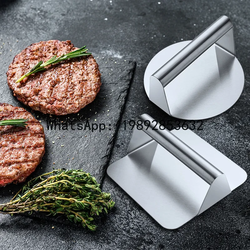 stainless steel hand-pressed cake press household meat press board burger press steak kitchen utensils
stainless steel hand-pressed cake press household meat press board burger press steak kitchen utensils