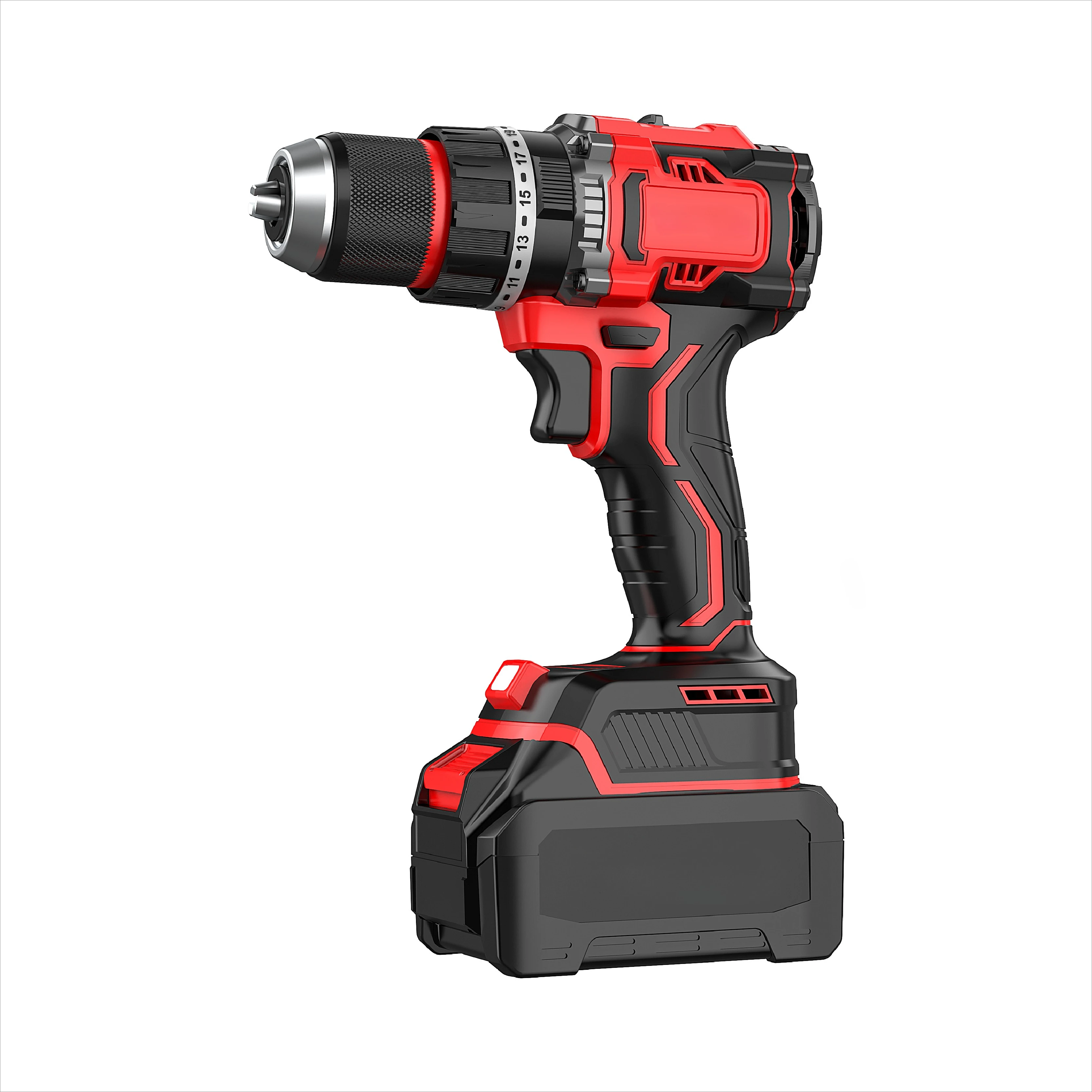 20V 90NM Cordless Hand Power Tools New Design Electric Multi-Function Impact Drill Adjustable Speed Set OEM Customized
20V 90NM Cordless Hand Power Tools New Design Electric Multi-Function Impact Drill Adjustable Speed Set OEM Customized