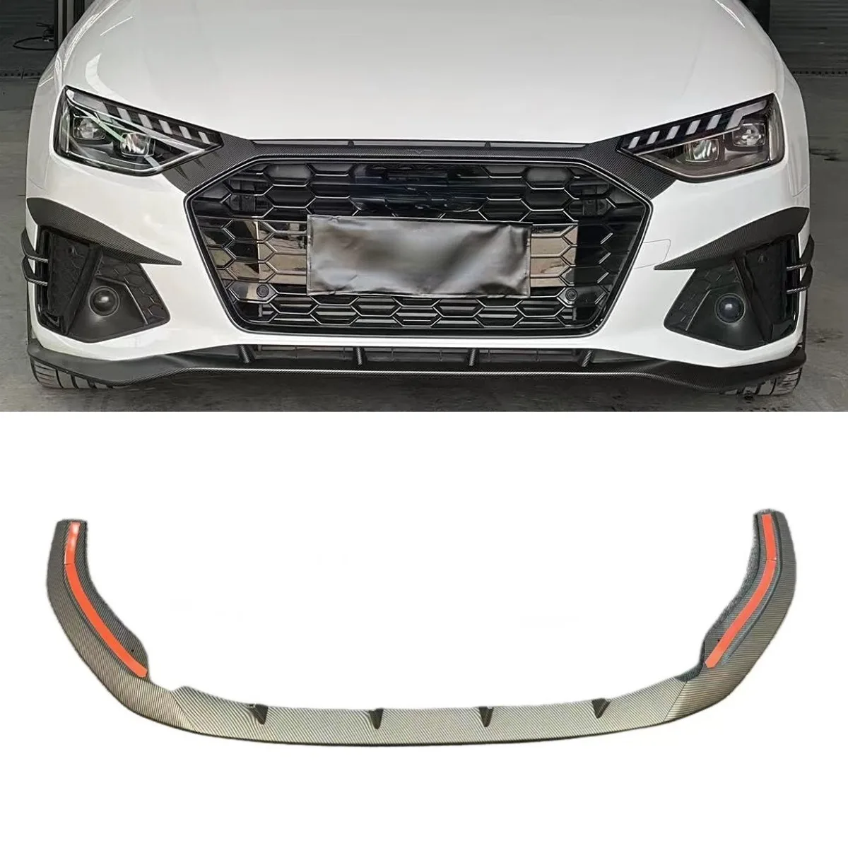 For Audi A4 A4L S4 2020-2025 Car Front Bumper Spoiler Lip Diffuser Modification Part Bumper Guard Protector Cover Accessories
For Audi A4 A4L S4 2020-2025 Car Front Bumper Spoiler Lip Diffuser Modification Part Bumper Guard Protector Cover Accessories