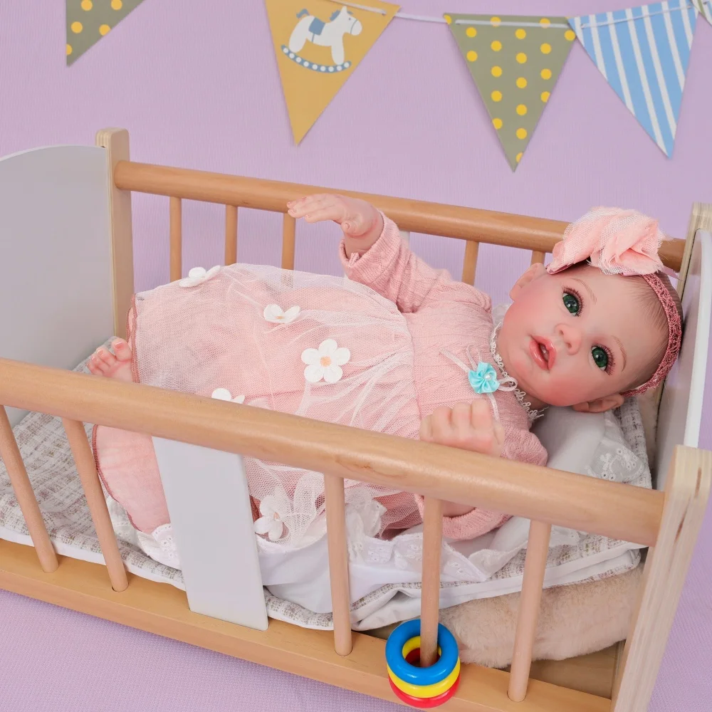 Cloveray 20 inch Realistic Reborn Baby Doll Cute Vinyl Doll Vinyl Cloth Body Doll High Quality Handmade Original Art Kid Gift
Cloveray 20 inch Realistic Reborn Baby Doll Cute Vinyl Doll Vinyl Cloth Body Doll High Quality Handmade Original Art Kid Gift