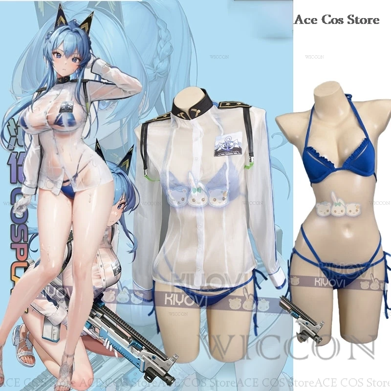 Helm Aquamarine Cosplay Costume NIKKE: The Goddess of Victory Helm Sexy Bikini Women Uniform Halloween RolePlay Party Outfit
Helm Aquamarine Cosplay Costume NIKKE: The Goddess of Victory Helm Sexy Bikini Women Uniform Halloween RolePlay Party Outfit