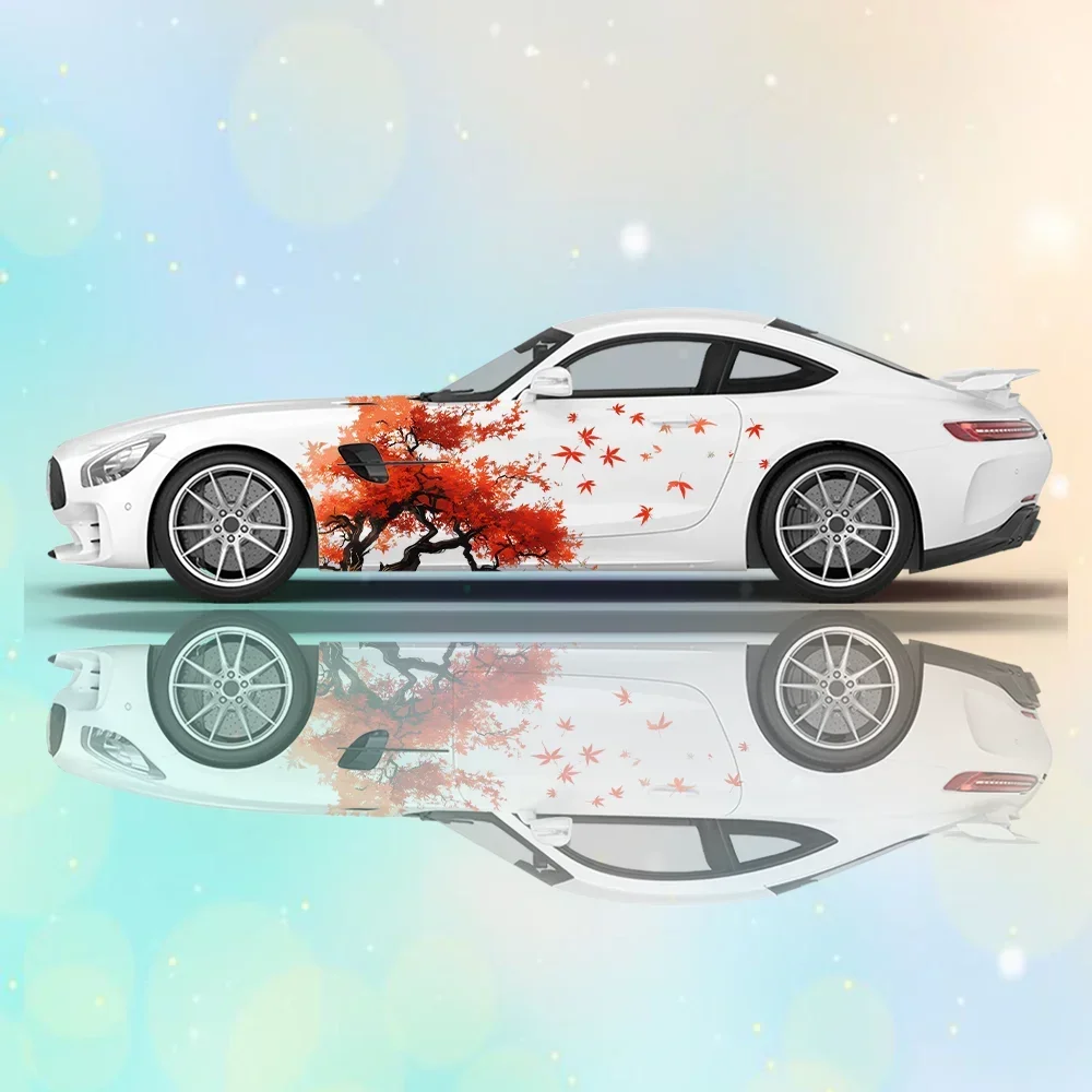 Maple Leaf Plum Blossom Car Vinyl Wraps Decal Self-adhesive Anti Scratch Sticker Suitable for Trucks SUV Decor Auto Accessories 
Maple Leaf Plum Blossom Car Vinyl Wraps Decal Self-adhesive Anti Scratch Sticker Suitable for Trucks SUV Decor Auto Accessories