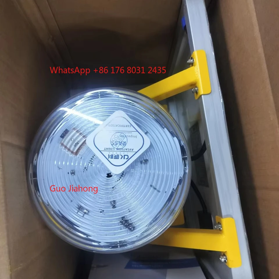Remote locations without access to grid power Solar-Powered Medium Intensity Type B 2000cd Red Flashing aviation obstacle Light
Remote locations without access to grid power Solar-Powered Medium Intensity Type B 2000cd Red Flashing aviation obstacle Light