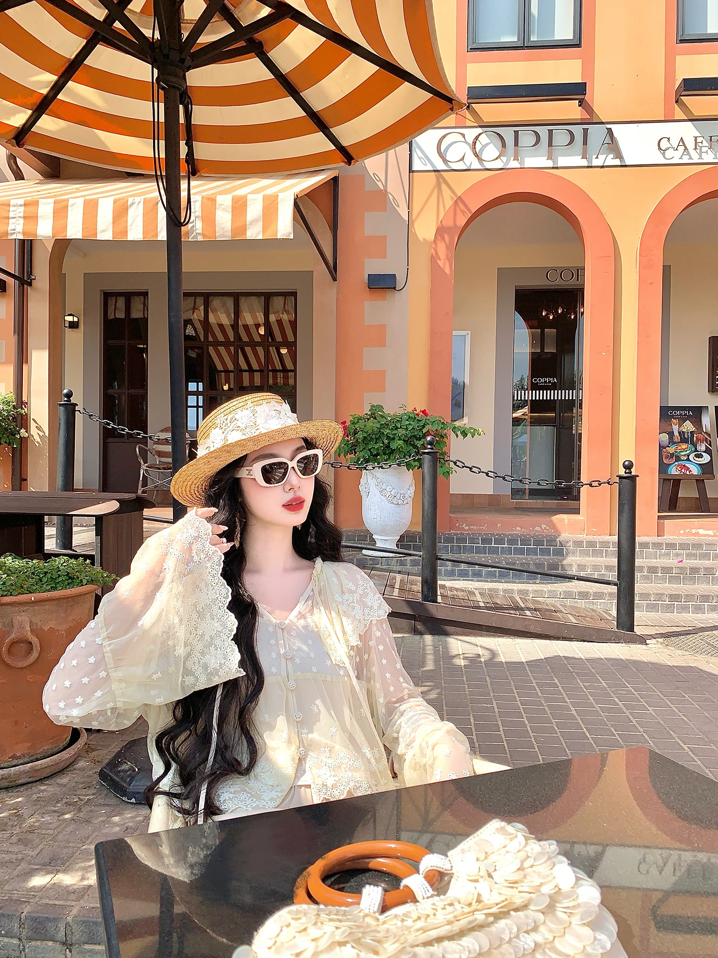 Bohemian Vintage Full Lace Apricot Blouse Young Girl Top Lazy Holiday Custom Dyeing Lu Jin Wedding Party Performance Daily Wear
Bohemian Vintage Full Lace Apricot Blouse Young Girl Top Lazy Holiday Custom Dyeing Lu Jin Wedding Party Performance Daily Wear