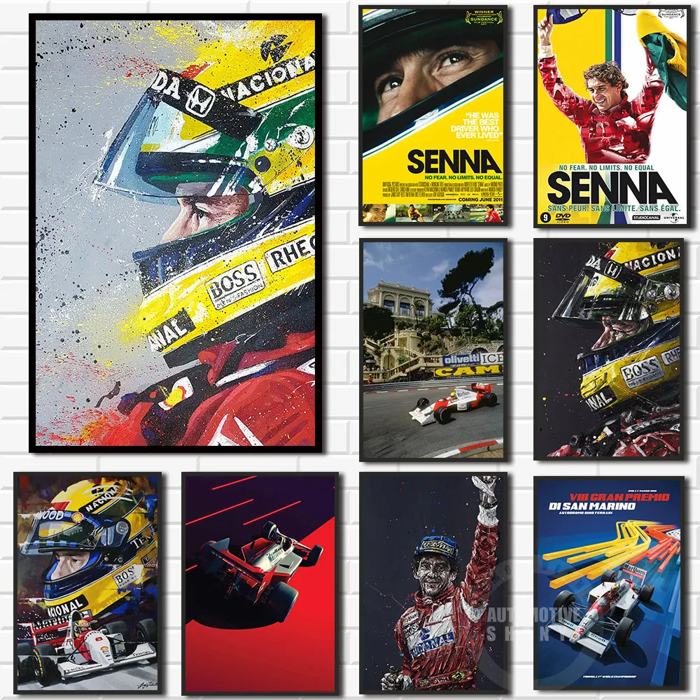 Ayrton Senna Portrait F1 Formula Poster Canvsa Print Painting Home Decor Wall Art Decoration Gift For Car Lover
Ayrton Senna Portrait F1 Formula Poster Canvsa Print Painting Home Decor Wall Art Decoration Gift For Car Lover