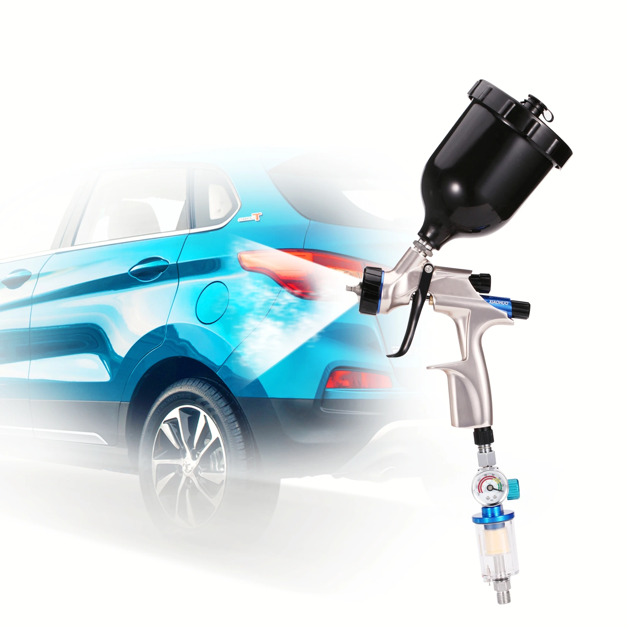 Пистолет-распылитель HVLP, чашка 600 мл, сопло 1,3 мм, высокоэффективный инструмент для распыления
Пистолет-распылитель HVLP, чашка 600 мл, сопло 1,3 мм, высокоэффективный инструмент для распыления