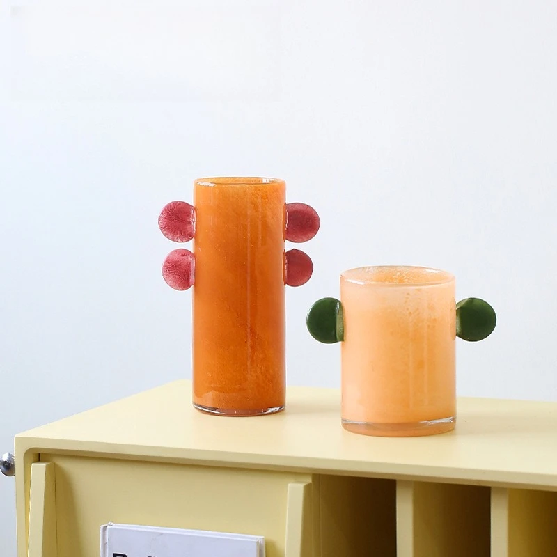 Candy Color Cute Aroma Vase Dopamine Home Decor with Handles
Candy Color Cute Aroma Vase Dopamine Home Decor with Handles