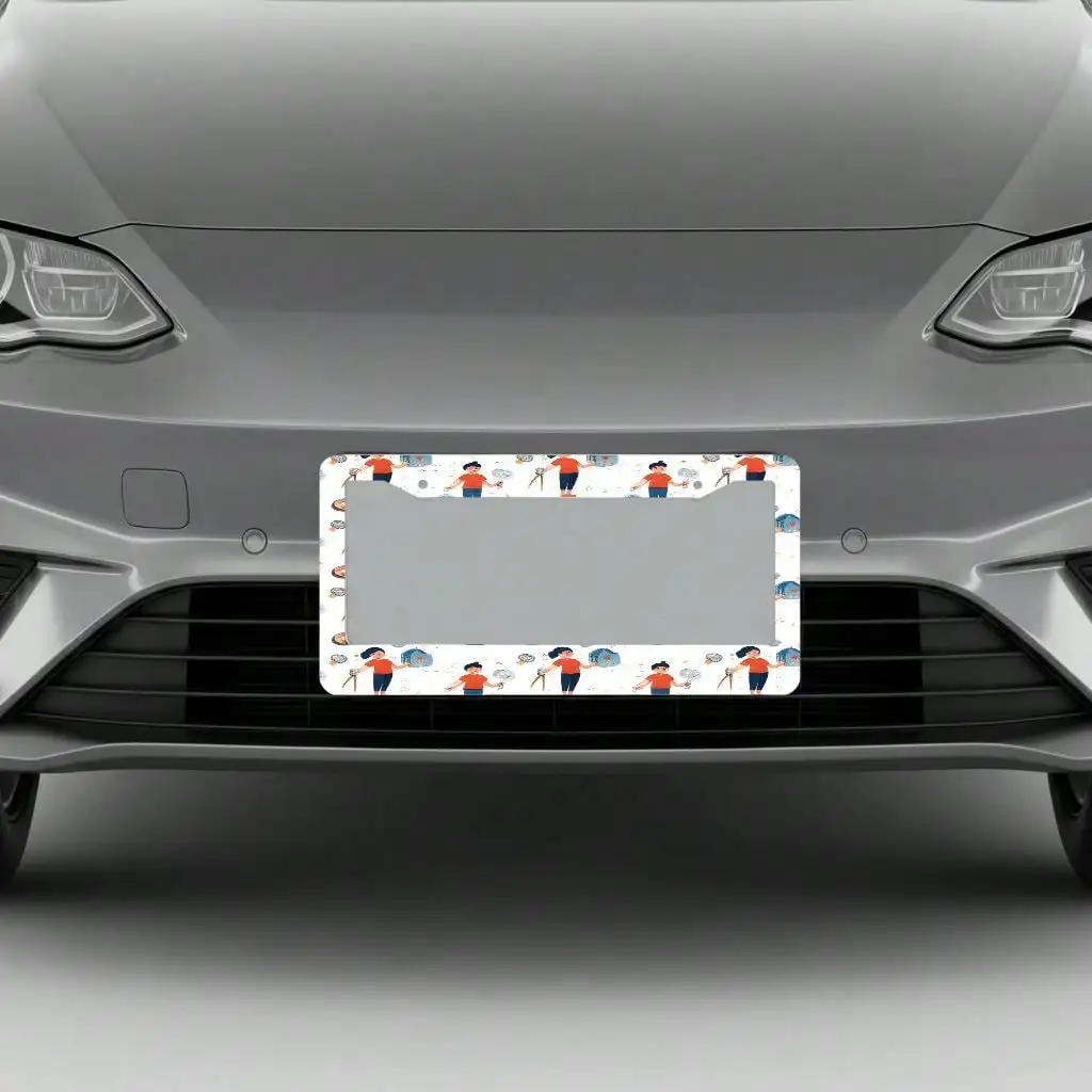 Nostalgia Series, Aluminum Metal Rust-Proof Waterproof Car License Plate Frame For Standard US 12x6 Inch, Meets US Standards Suitable All Small, Pickups And Other Models
Nostalgia Series, Aluminum Metal Rust-Proof Waterproof Car License Plate Frame For Standard US 12x6 Inch, Meets US Standards Suitable All Small, Pickups And Other Models